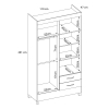 Kleiderschrank mit 4 Türen