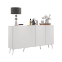 WEIßES SIDEBOARD MIT 4 TÜREN AGATA