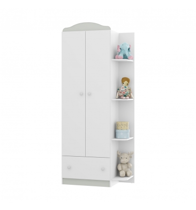 Weißer Kinderkleiderschrank