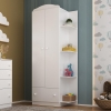 Kinderkleiderschrank mit Regalen